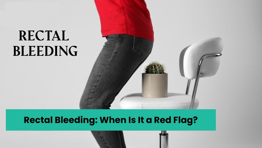 Rectal bleeding specialist Dr. Raviram S. explaining red-flag symptoms at Thrissur Piles Clinic